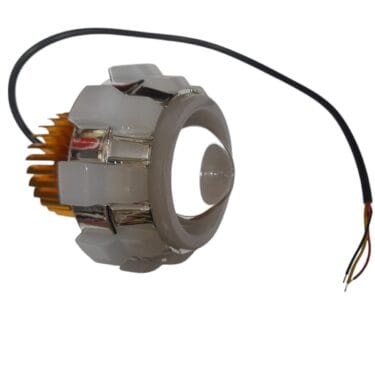 Etrafı Angelli Çakarlı Led Sis Lambası (Yuvarlak)